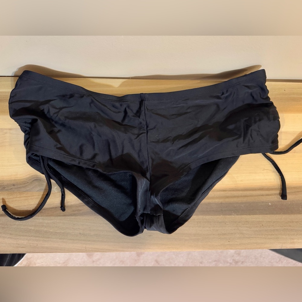 Black Full Coverage Bikini Bottoms
